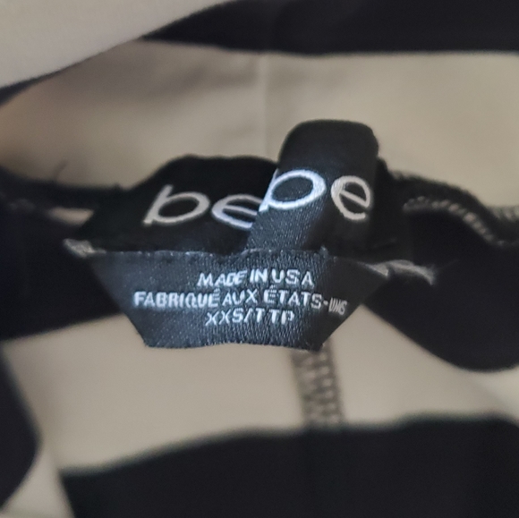 bebe Stripe Chevron Mini Skirt - Picture 4 of 4